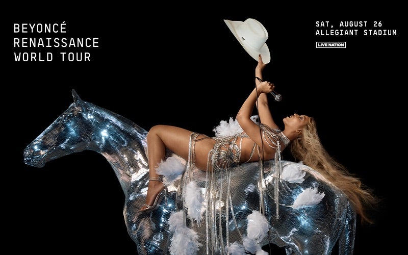 More Info for BEYONCÉ RENAISSANCE WORLD TOUR Coming to Allegiant Stadium on August 26, 2023